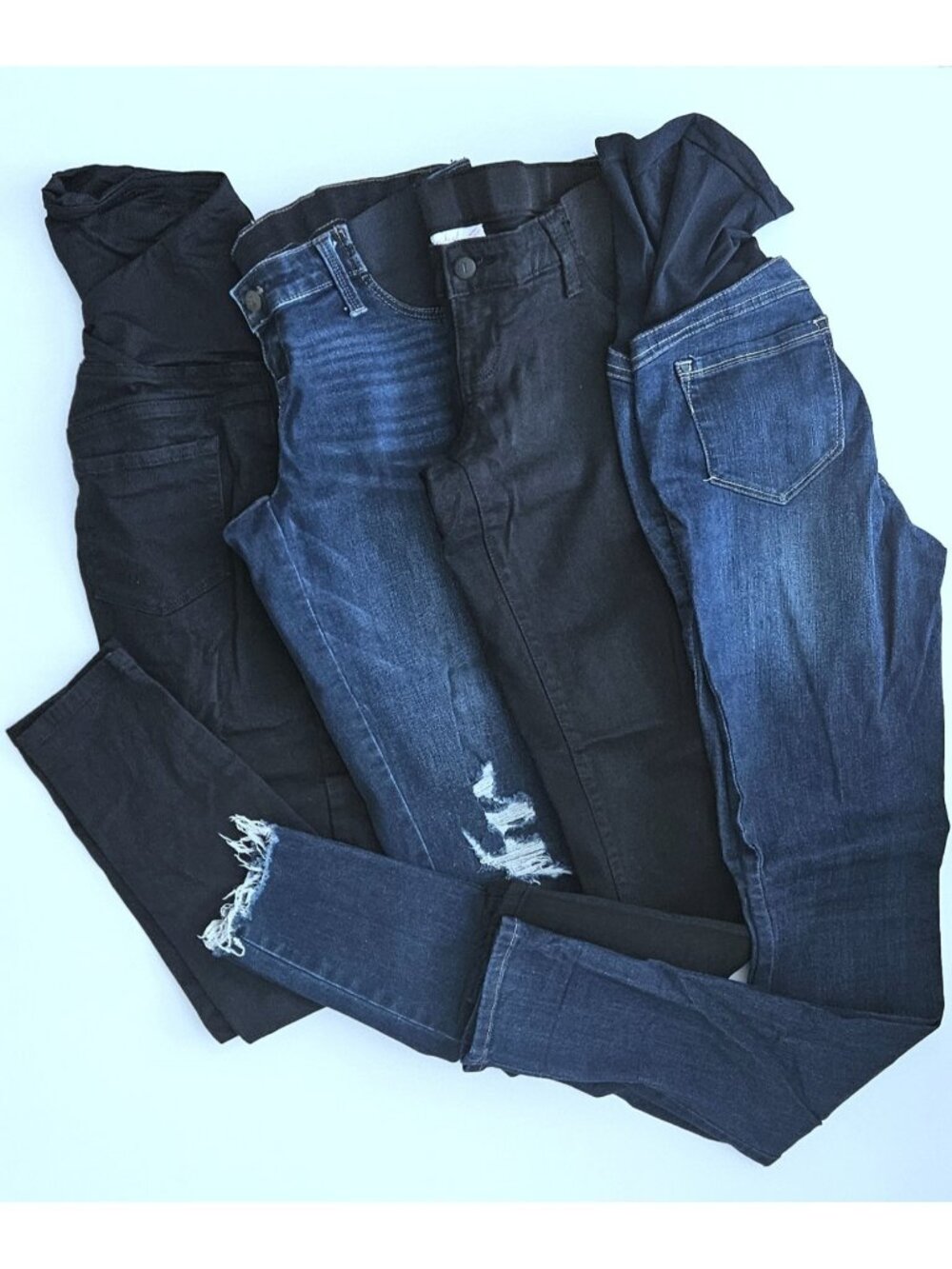 Maternity Skinny Jeans Lot 2 / 27 Trendy Isabel 1822 Denim